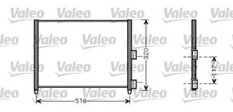 Радиатор кондиционера (Конденсатор) Valeo 818020