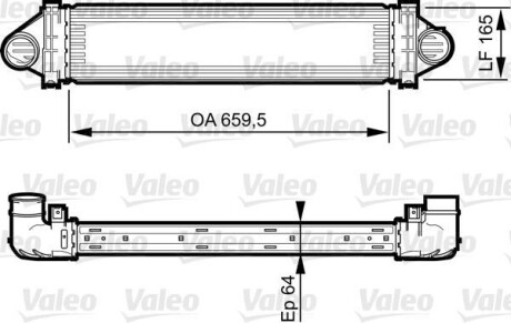 Интеркулер Valeo 818245