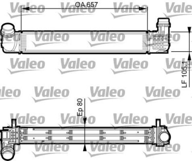 Интеркулер Valeo 818270