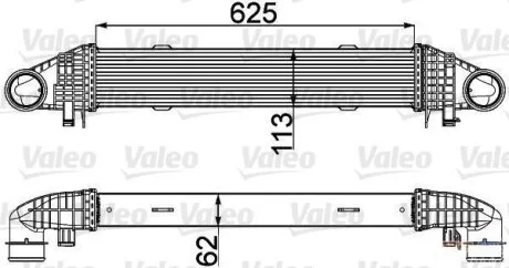 Интеркулер Valeo 818276