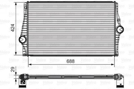 Радіатор інтеркулера Volvo XC90 I 02-14 Valeo 818280