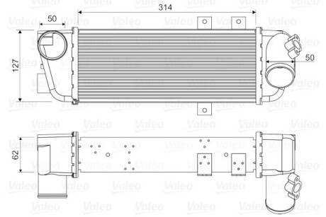 Интеркулер Valeo 818333