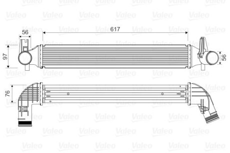 Интеркулер Valeo 818338