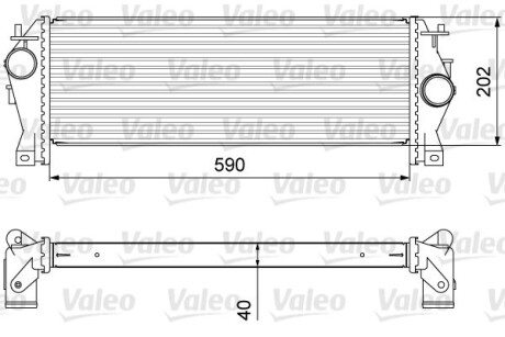 Интеркулер Valeo 818340