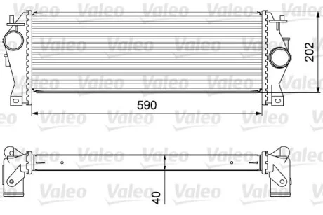 Интеркулер Valeo 818340