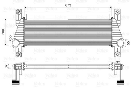 Интеркулер Valeo 818352