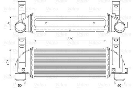 Интеркулер Valeo 818353