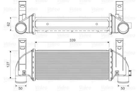 Интеркулер Valeo 818353