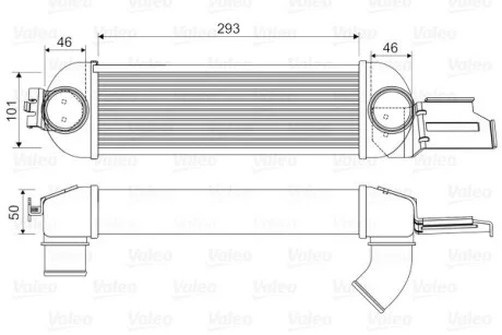 Интеркулер Valeo 818355