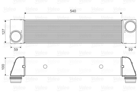 Интеркулер Valeo 818357