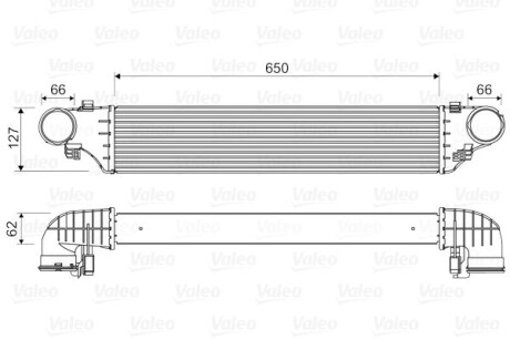 Интеркулер Valeo 818552