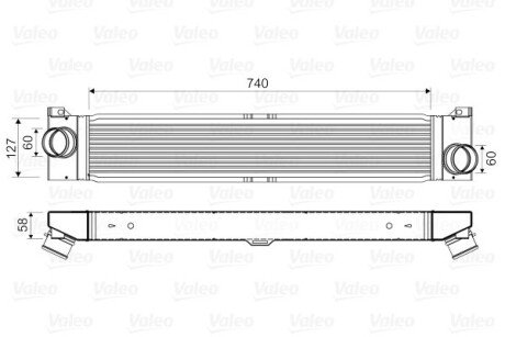 Радіатор інтеркулера Citroen Jumpy/Peugeot Expert 2.0-3.0HDi 06- Valeo 818569