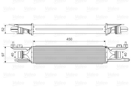 Интеркулер Valeo 818578