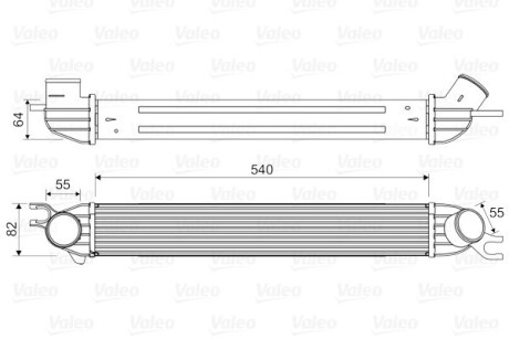 Интеркулер Valeo 818580