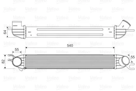 Интеркулер Valeo 818580
