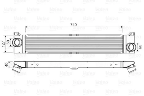 Интеркулер Valeo 818586