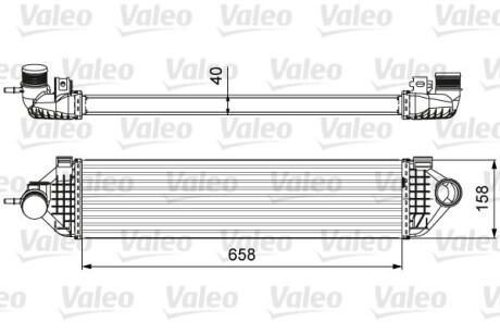 Интеркулер Valeo 818600