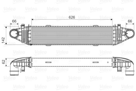 Интеркулер Valeo 818617