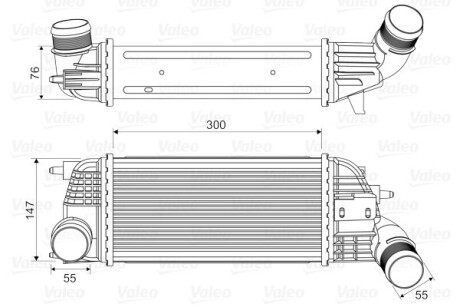 Интеркулер Valeo 818620