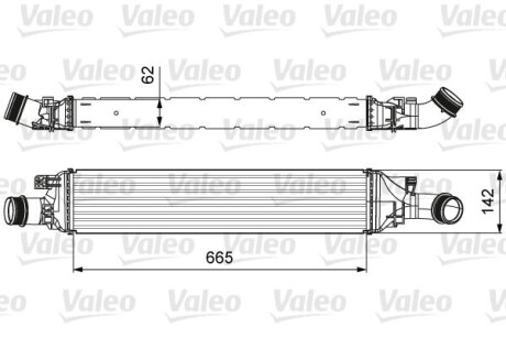 Интеркулер Valeo 818643