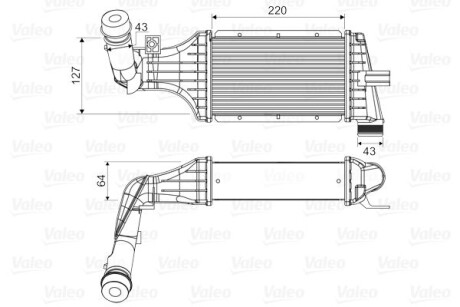 Интеркулер Valeo 818660