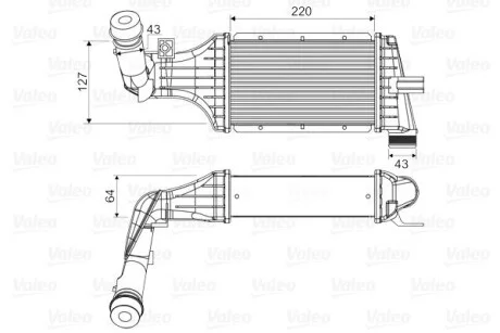 Интеркулер Valeo 818660