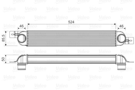 Интеркулер Valeo 818661