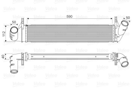 Интеркулер Valeo 818678