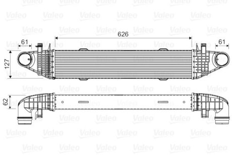 Интеркулер Valeo 818679