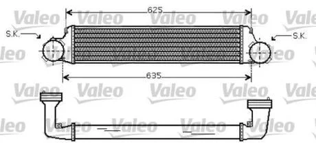 Интеркулер Valeo 818715