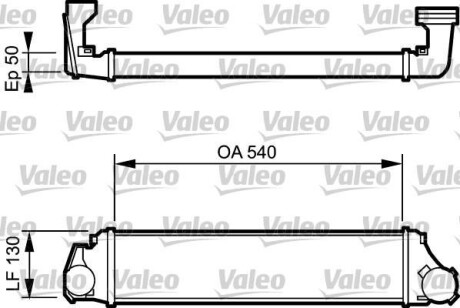 Интеркулер Valeo 818716