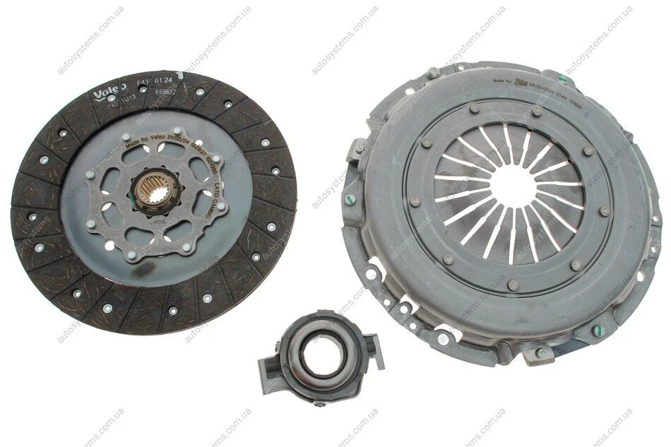 Комплект зчеплення Fiat Doblo 1.9 JTD 01- Valeo 826352 (фото 1)
