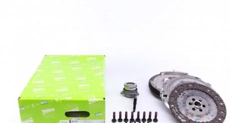 Демпфер + комплект зчеплення +вижимний VW T5 2.5 TDI 03- (96kw) Valeo 837321