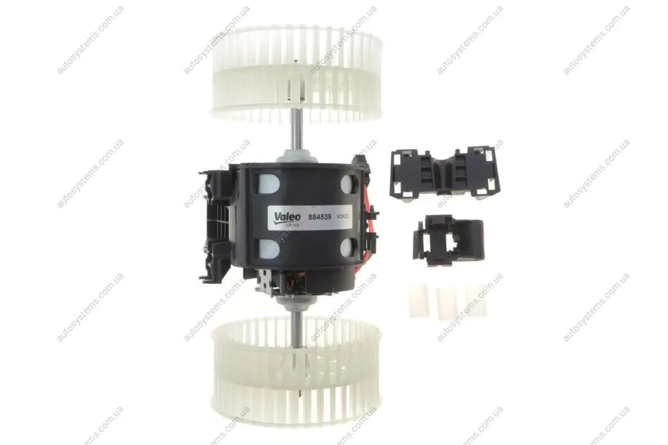 Моторчик пічки BMW 5 (E60)/6 (E63) 03-10 M47/M54/M57/N46/N47/N52/N53/N62 Valeo 884539 (фото 1)