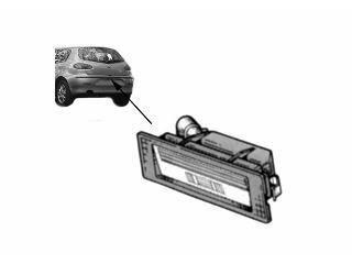 Фонарь подсветки номерного знака Van Wezel 0147920