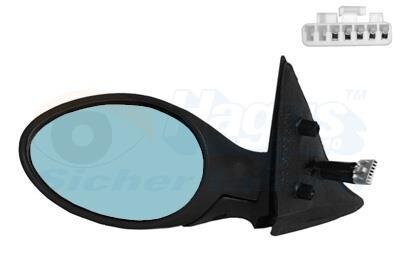 Зеркало наружное заднего вида левое Van Wezel 0156807