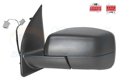 Зеркало наружное заднего вида левое Van Wezel 0250817