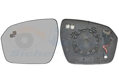 Зеркальный элемент левый Van Wezel 0251835