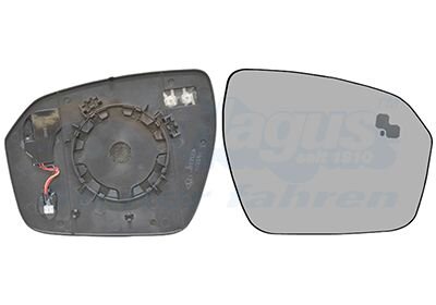 Зеркальный элемент правый Van Wezel 0251836