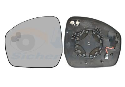 Зеркальный элемент левый Van Wezel 0258835