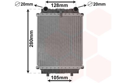 Радиатор охлаждения двигателя Van Wezel 03002415