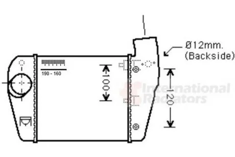 Интеркулер Van Wezel 03004350