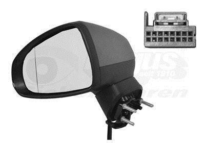 Зеркало наружное заднего вида левое Van Wezel 0301807