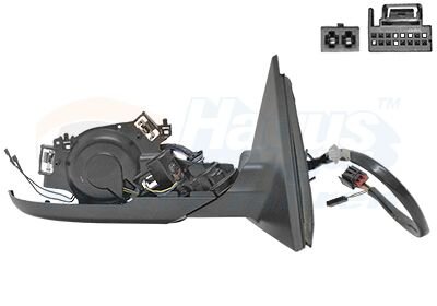 Зеркало наружное заднего вида правое Van Wezel 0307858