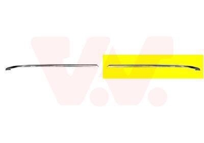 Накладка бампера переднего левая Van Wezel 0317581