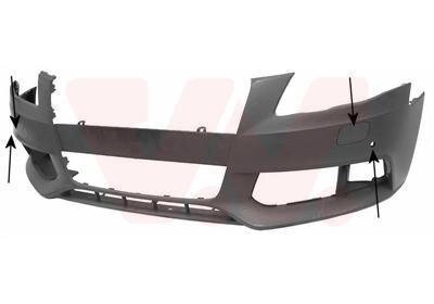 Бампер передний Van Wezel 0327577