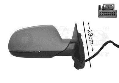 Зеркало наружное заднего вида правое Van Wezel 0338808