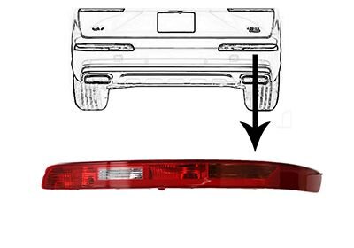 Фонарь противотуманный задний правый Van Wezel 0386930