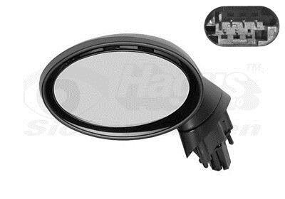 Зеркало наружное заднего вида левое Van Wezel 0502807