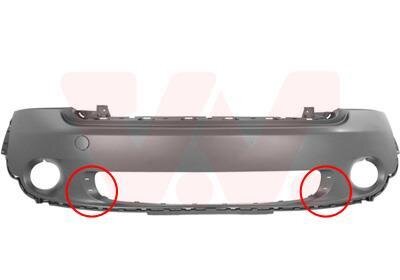 Бампер передний Van Wezel 0515576